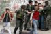 A group of Palestinian children arrested in the West Bank. (File)