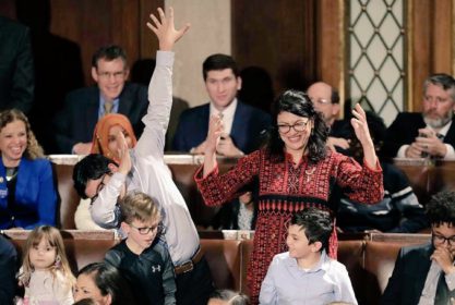 Palestinian-American Rashida Tlaib is Sworn in at Congress (PHOTOS)