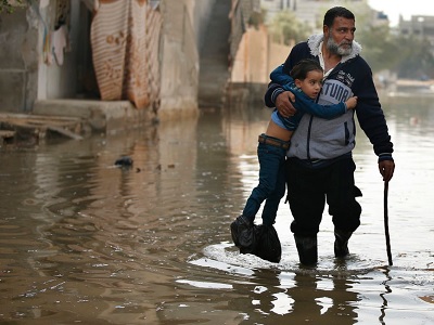 gaza_sweage_flood