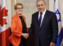 Kathleen Wynne met Benjamin Netanyahu in Jerusalem to discuss building partnerships between Ontario and Israel (Photo: Via Electronic Intifada)