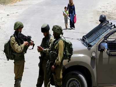 Israeli troops in West Bank