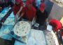 Italian chef Maurizio Loi trains Gaza chefts on pizza making. (Photo: via SAFA)