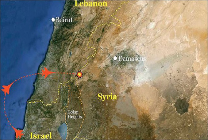 syria_israel_bombing_map