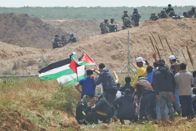 gaza_march_return_soldiers_btselem