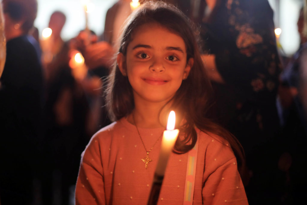 In Photos: Palestinian Christians Celebrate ‘Holy Saturday’ - Palestine