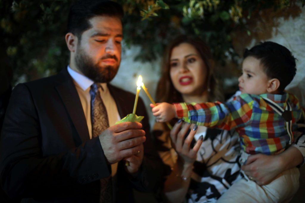In Photos: Palestinian Christians Celebrate ‘Holy Saturday’ - Palestine
