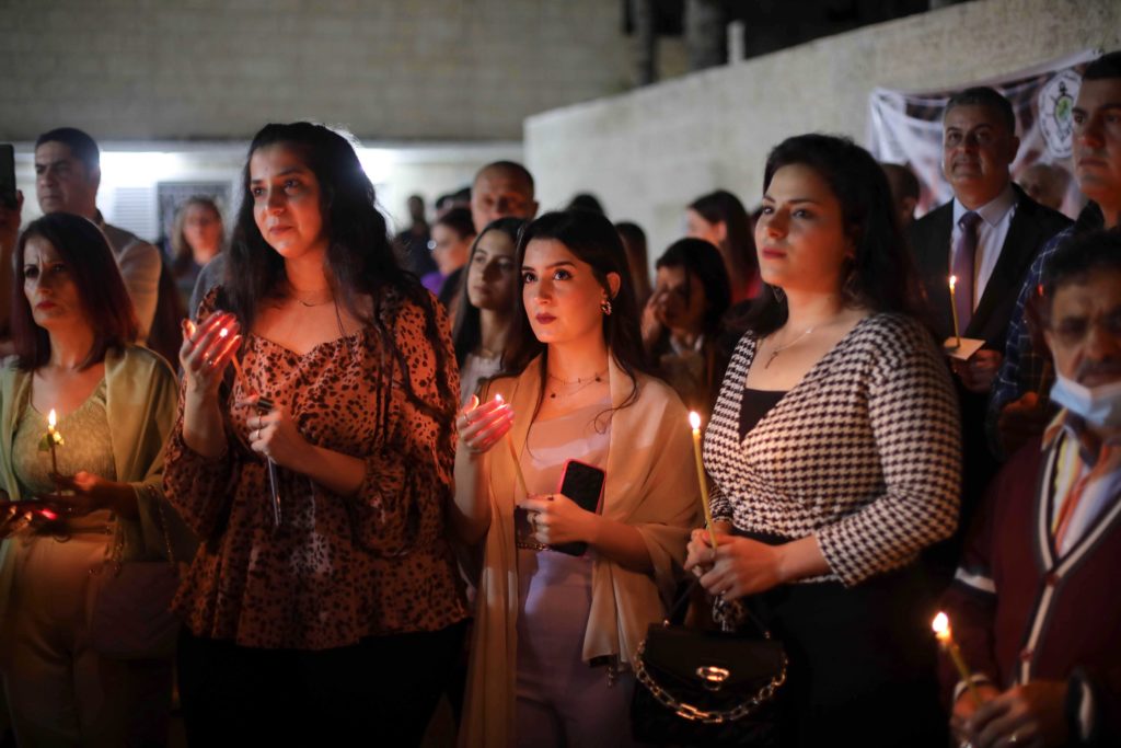 In Photos: Palestinian Christians Celebrate ‘Holy Saturday’ - Palestine