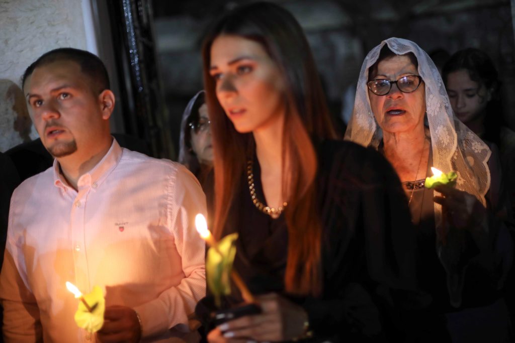 In Photos: Palestinian Christians Celebrate ‘Holy Saturday’ - Palestine