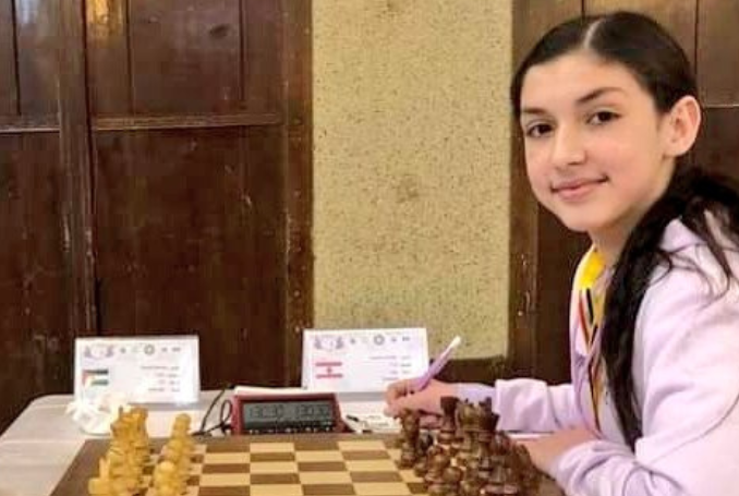 8-year-old girl from Palestine, the darling of Chess Olympiad