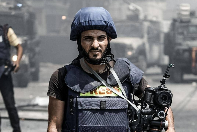 Palestinian journalist Abdul Muhsen Shalaldeh