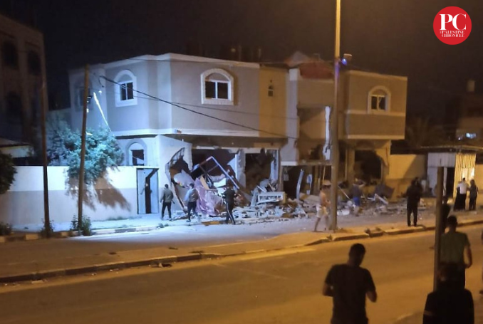 Ghannam-House-bombed