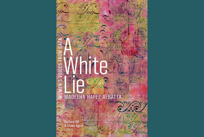 White lie-book cover