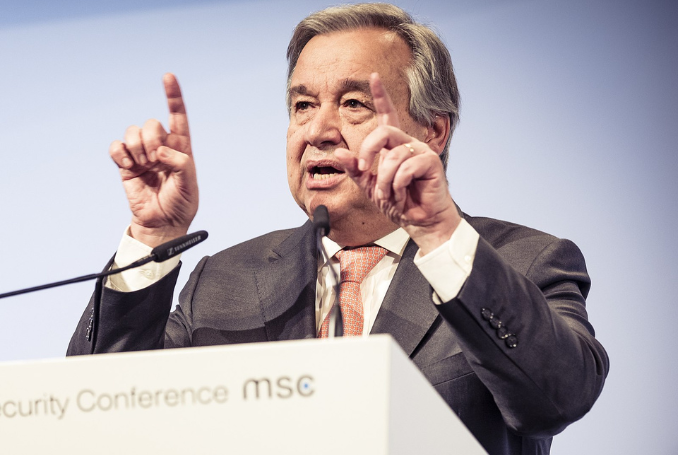 Secretary-General of the United Nations, Antonio Guterres. (Photo: Kuhlmann, MSC, via Wikimedia Commons)