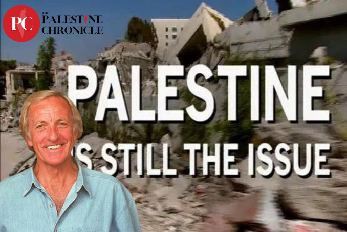 Renowned investigative journalist and documentary filmmaker, John Pilger, has died at the age of 84. (Image: Palestine Chronicle)