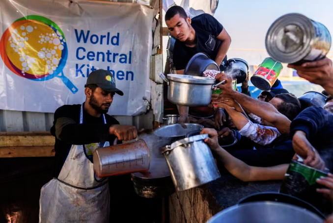 The World Central Kitchen in Gaza. (Photo: via WCK website)