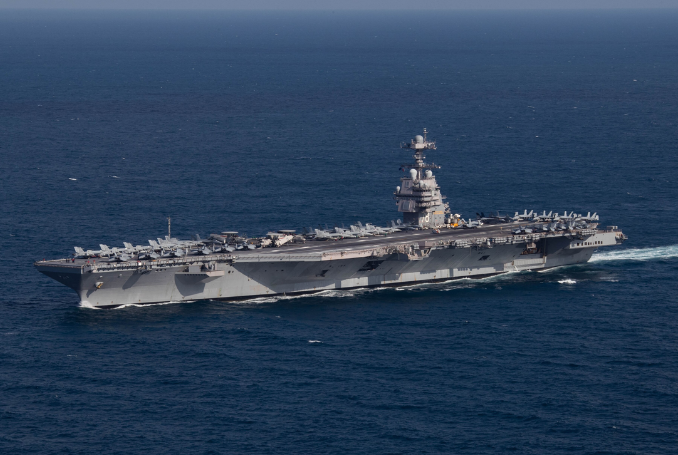 USS Gerald R. Ford Returns Home as US Military Buildup Strains Fleet ...