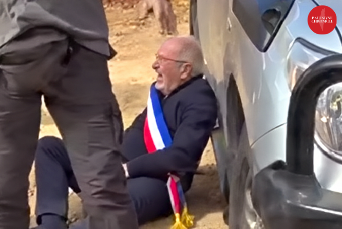 video del alcalde francés de Westbank